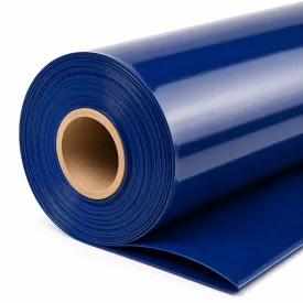PVC prelată 630 g - albastru