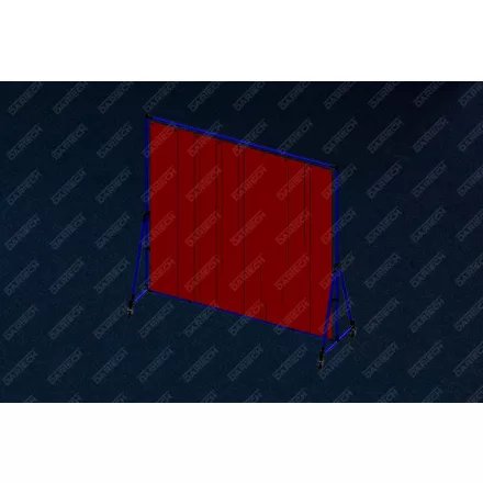 DarTech hegesztő paraván függönnyel