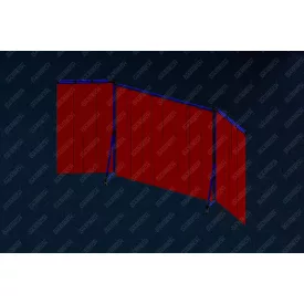 DarTech szélesített hegesztő paraván függönnyel