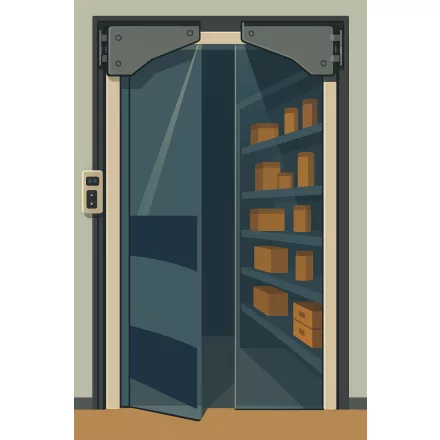 Konyhai lengőajtó S 81-87 cm / 3 mm