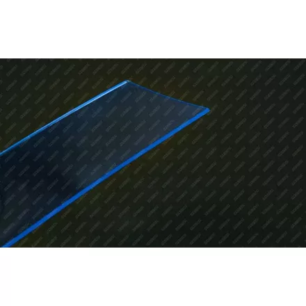 Színes PVC szalag 200 × 2 mm átlátszó tengerkék