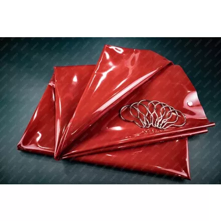 Hegesztő ponyva paravánhoz 1400×1600×0,4 mm - piros