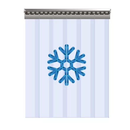 Fagyálló PVC hőfüggöny 1520 × 2550 mm