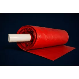   Prelată de sudură LAVAshield® roșie, ±1780 × 0,4 mm, cu inele Ø 50 mm