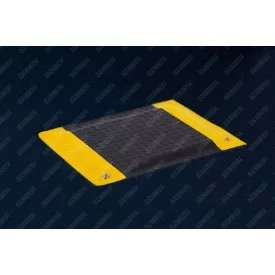   ESD álláskönnyítő szőnyeg 450 × 610 × 17 mm – fekete/sárga