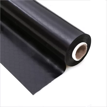 ESD PVC fólia 1370×0,5 mm méterben - fekete
