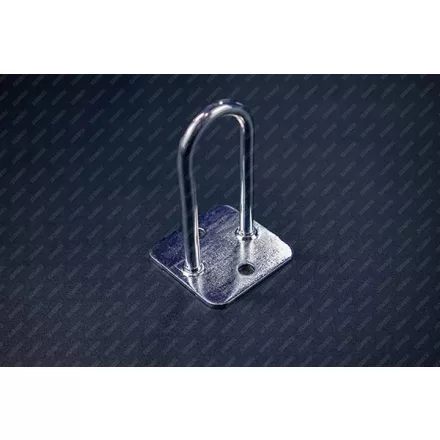 Ponyvarögzítő fül talpas 55 mm