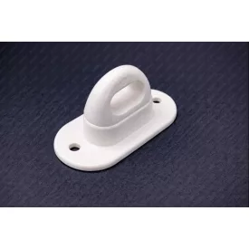 Műanyag rögzítő fül fehér