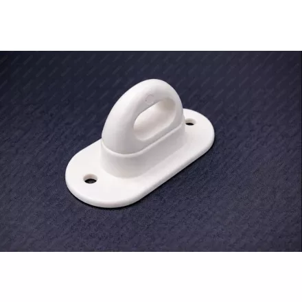Műanyag rögzítő fül fehér
