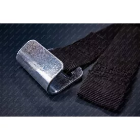 Ponyvafeszítő heveder lapos kampóval