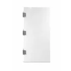 HDPE lengőajtó alumínium éllel 700 × 2100 mm – élelmiszeripari, ipari kivitel