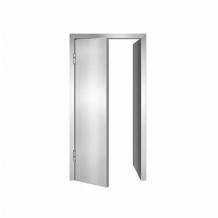Rozsdamentes lengőajtó 2000 × 2500 mm