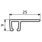 Kefetömítés 20 mm-es sörtével / 2 m