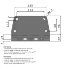 Lengőajtó zsanér 90°
