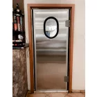 Rozsdamentes lengőajtó 1100 × 2100 mm