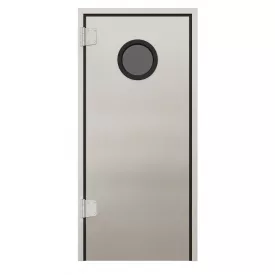 Rozsdamentes lengőajtó 900 × 2100 mm