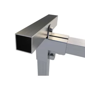 Rögzítő konzol "L" felül állítható 5×5 cm