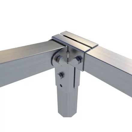 Rögzítő konzol "L" jobb oldalt állítható 5×5 cm