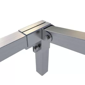   Rögzítő konzol "L" bal oldalt állítható 5×5 cm