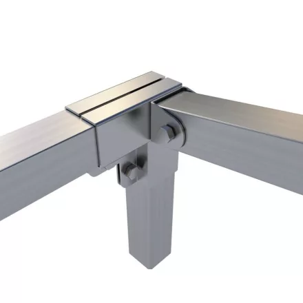 Rögzítő konzol "L" bal oldalt állítható 5×5 cm