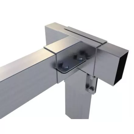 Rögzítő konzol "T" egyenes kimenettel 10×5 cm