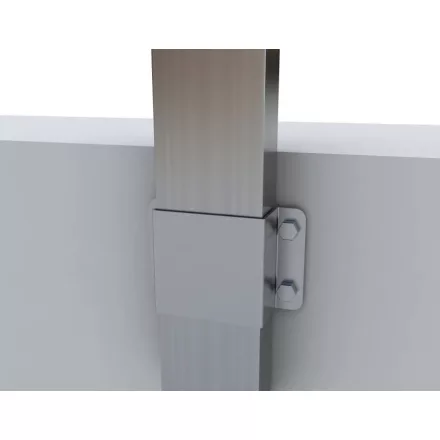 Rögzítő konzol záró elem 10×5 cm