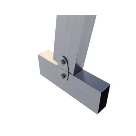 Rögzítő konzol dupla egyenes 10×5 cm