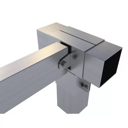 Rögzítő konzol "T" állítható 10×5 cm / 2 x 10×10 cm