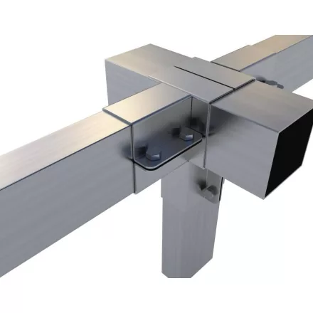 Rögzítő konzol dupla "T" fix  2 × 10×5 cm / 2× 10×10 cm