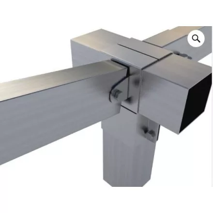 Rögzítő konzol dupla "T" fix-állítható 2 × 10×5 cm / 2 ×10×10 cm