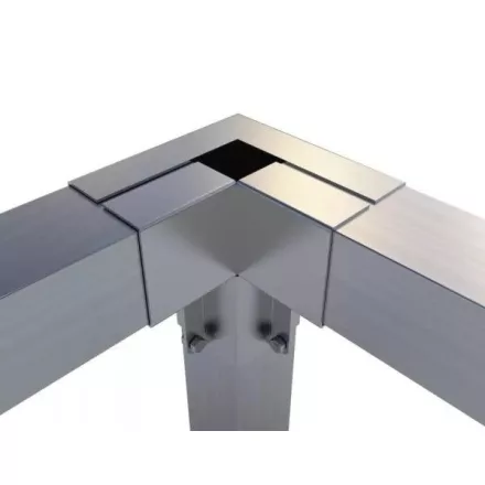 Rögzítő konzol sarokidom "Y" 10×10 cm