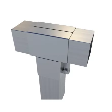 Rögzítő konzol "T" két oldalt rögzíthető 10×10 cm