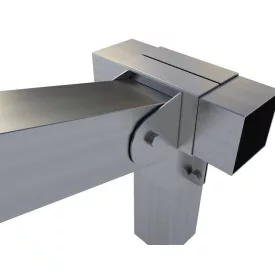   Rögzítő konzol "T" + állítható oldal 10×10 cm