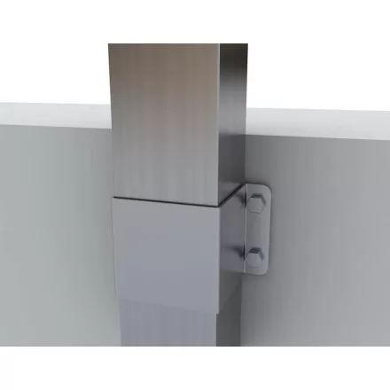 Rögzítő konzol záró elem 10×10 cm