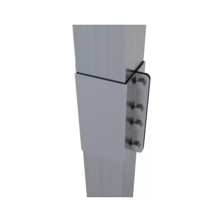 Rögzítő konzol zártszelvény toldó 10×10 cm