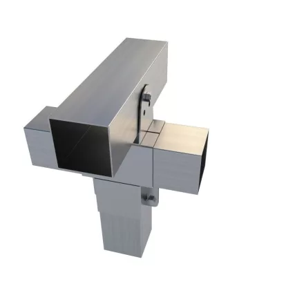 Rögzítő konzol "T", felül állítható 10×10 cm