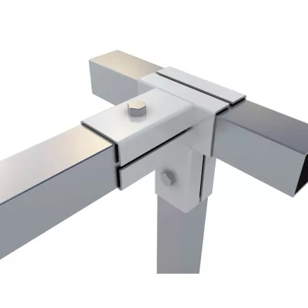 Rögzítő konzol "T" egyenes kimenettel 5×5 cm