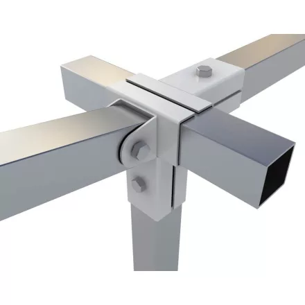 Rögzítő konzol "T" + állítható és egyenes oldal 5×5 cm